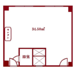 赤坂レジデンシャルホテル 8階 間取り図