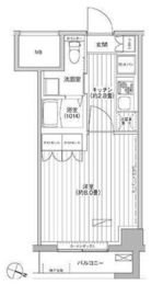 ヒューリック世田谷 101 間取り図