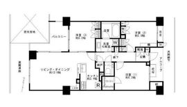 プラウド市ヶ谷南町ディアージュ 1階 間取り図