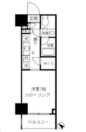 パークリュクス渋谷北参道mono 10階 間取り図