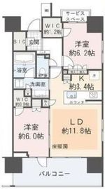 ザ・パークハウス愛宕虎ノ門 9階 間取り図