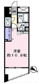 カームコート白金高輪 702 間取り図