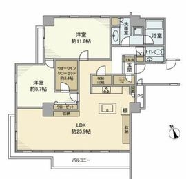 マンション雅叙苑 3階 間取り図