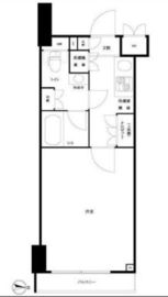 ルーブル泉岳寺前 3階 間取り図