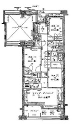 ブリリア新宿余丁町 2階 間取り図