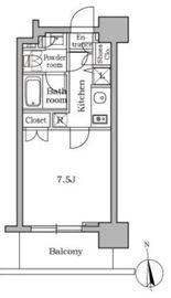 レジディア三軒茶屋 204 間取り図