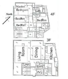 パークフォレスト赤坂 3F1 間取り図