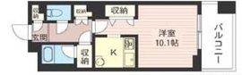 レジデンスシャルマン月島 1006 間取り図