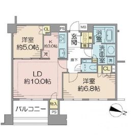 フォルム白金 1階 間取り図