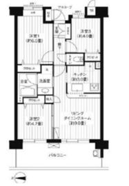 パークビューステージ東陽町 7階 間取り図