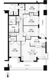 パークビューステージ東陽町 4階 間取り図