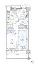 クロスエアタワー 25階 間取り図