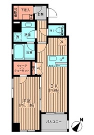 プラティノ代々木 403 間取り図