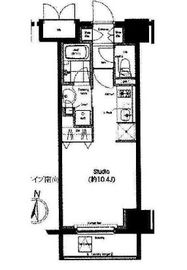 レジデンス両国駅前 1304 間取り図