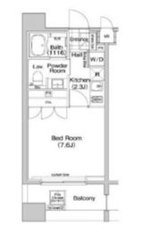 コンフォリア森下 703 間取り図