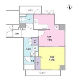 ルモン代官山 4階 間取り図