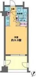 カスタリア水天宮 806 間取り図