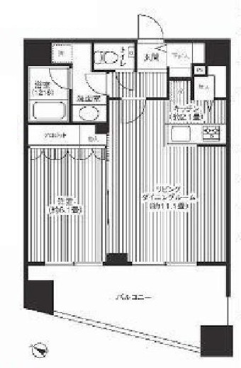 グランハイツ代々木 903 間取り図