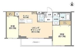 バースシティ東五反田 3階 間取り図