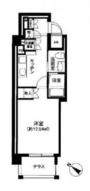 オリンピア代々木 101 間取り図