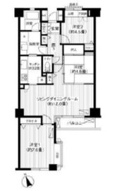 代々木カサグランデ 502 間取り図