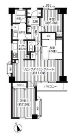 代々木カサグランデ 406 間取り図