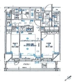 ピアース笹塚 1階 間取り図