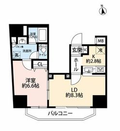 プレール・ドゥーク元浅草 702 間取り図