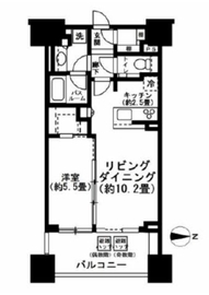 シティタワー銀座東 17階 間取り図