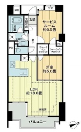 ライオンズ外苑の杜 2階 間取り図