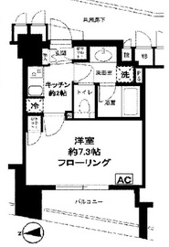 クオリア門前仲町 9階 間取り図