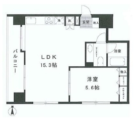 フリーディオ芝公園 9階 間取り図