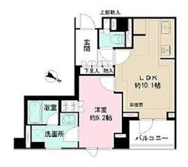 パークハウス中目黒 3階 間取り図