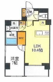 スカイステージ築地 202 間取り図