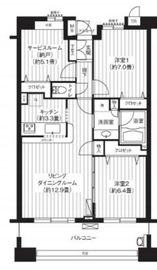 パークビューステージ東陽町 4階 間取り図