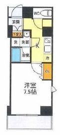 スカイステージ築地 601 間取り図