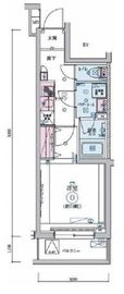 リヴシティ恵比寿 402 間取り図