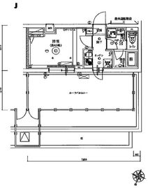 リヴシティ恵比寿 406 間取り図