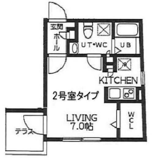 ブランシェ高田馬場 302 間取り図