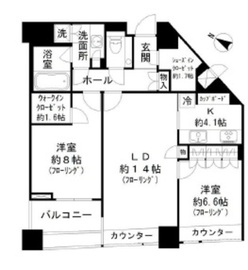 パークコート赤坂ザ・タワー 32階 間取り図