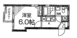 M's麻布十番 107 間取り図