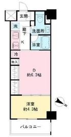 IBIS市ヶ谷 (アイビス市ヶ谷) 104 間取り図