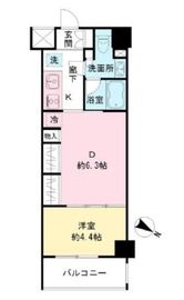 IBIS市ヶ谷 (アイビス市ヶ谷) 106 間取り図