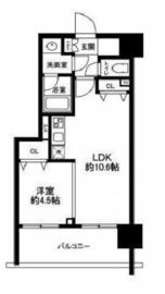 南麻布パークハイツ 403 間取り図