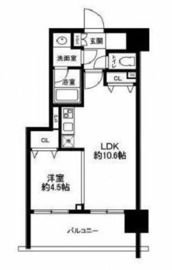 南麻布パークハイツ 202 間取り図