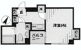 ベルファース浜松町 502 間取り図