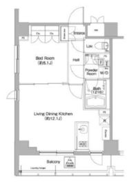 パークフロント淡路町 201 間取り図