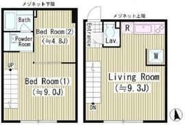 レピア大岡山 204 間取り図