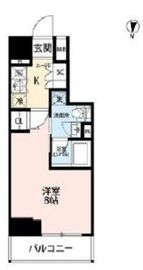 プレール・ドゥーク神楽坂 3階 間取り図
