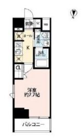 プレール・ドゥーク神楽坂 5階 間取り図